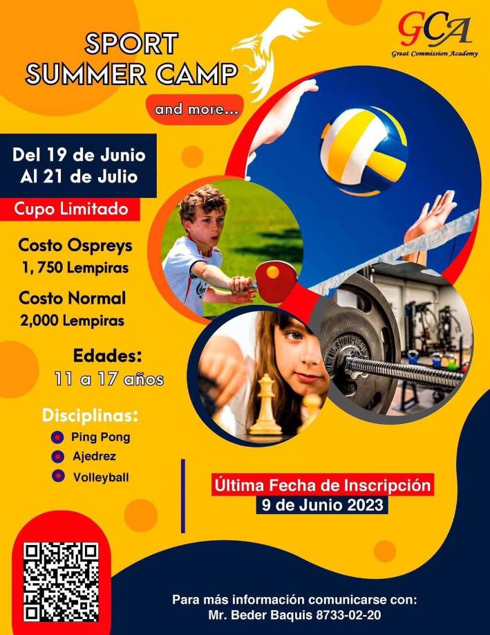 Aprender a jugar ajedrez, ping pong y vóley ofrece una amplia gama de beneficios tanto para el desarrollo físico como mental. Los beneficios que este campamento trae para sus hijos es poder desarrollar habilidades de pensamiento crítico y estratégico, la agilidad, los reflejos, la resistencia y la fuerza muscular.