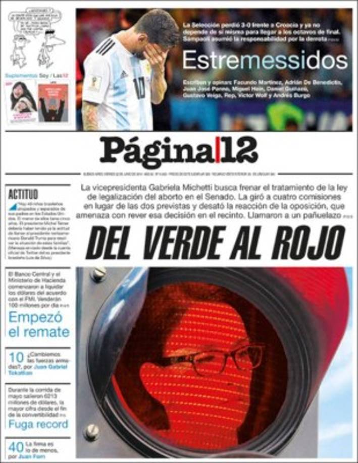 Los argentinos han lamentado la derrota.