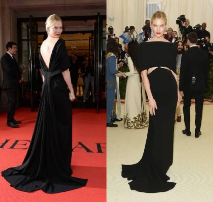 La modelo Karlie Kloss en un vestido de Brandon Maxwell, un diseño muy seductor sin revelar demasiado.<br/>