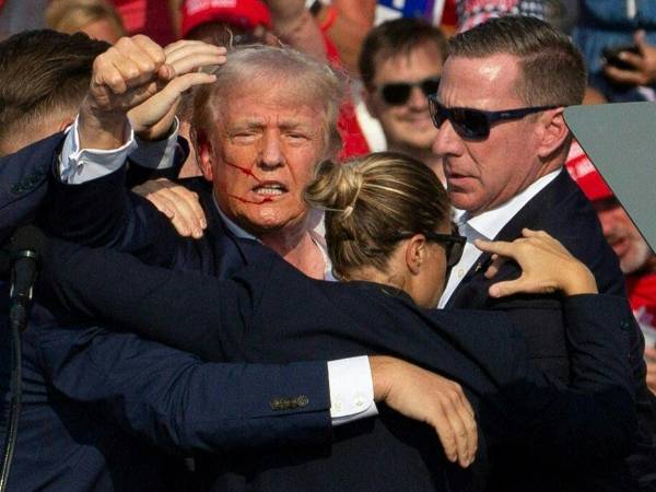 Trump sobrevivió un intento de asesinato el fin de semana en un mitin electoral en Pensilvania.