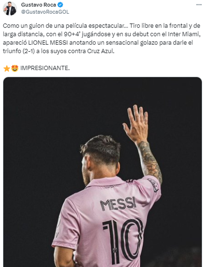 Gustavo Roca, periodista de Diario DIEZ: “Como un guión de una película espectacular...”