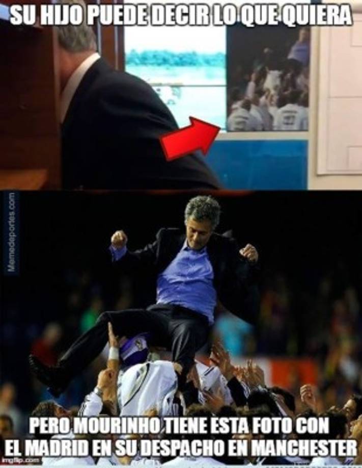 Parece que Mourinho tiene el corazón partido.