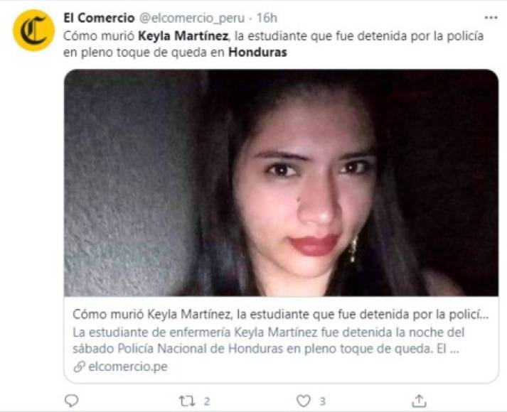 VIRAL: Indignación por caso Keyla Martínez hace eco a nivel internacional