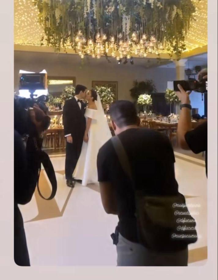 La presentadora del Noticiero Univision Edición Nocturna y el empresario mexicano se casaron en la Iglesia de San José El Calvario de esa ciudad mexicana.