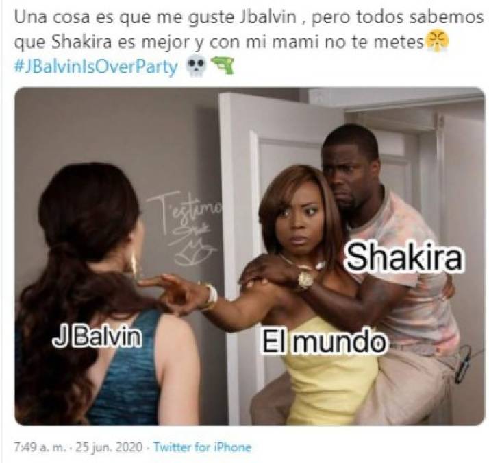 Will.i.am trató de resaltar el talento de la compatriota de J Balvin, pero esto solo volvió a usar sus palabras en un contexto sexual y siguió riendo de forma extraña.