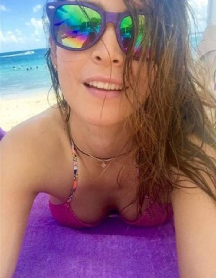 La actriz comparte sus momentos de relax e íntimos con sus miles de seguidores en su cuenta de Instagram.