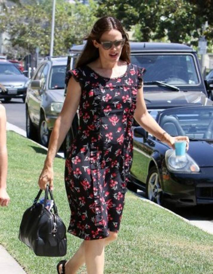 La actriz Jennifer Garner en una calle de Los Ángeles, Estados Unidos.