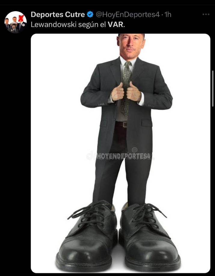 Lewandowski, ‘víctima’ del VAR: los memes de la polémica en el Real Sociedad-Barcelona