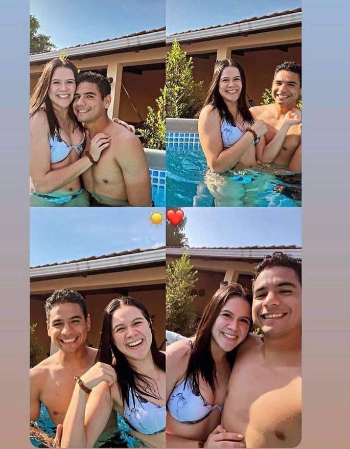 Carlos Pineda - El mediocampista del Olimpia se lo pasó de la mejor manera con su bonita novia Daniela Hernández.