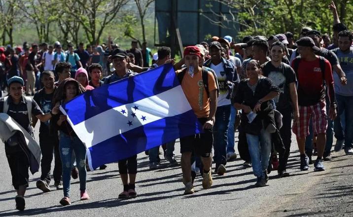 Guardia Nacional mexicana desarticula caravana migrante en la frontera sur
