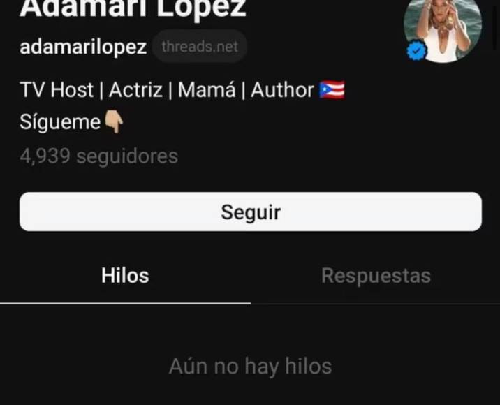 Adamari López: Otra de las primeras en unirse, que prefirió el silencio.