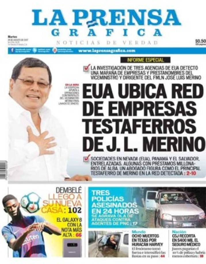 La Prensa Gráfica El Salvador<br/>