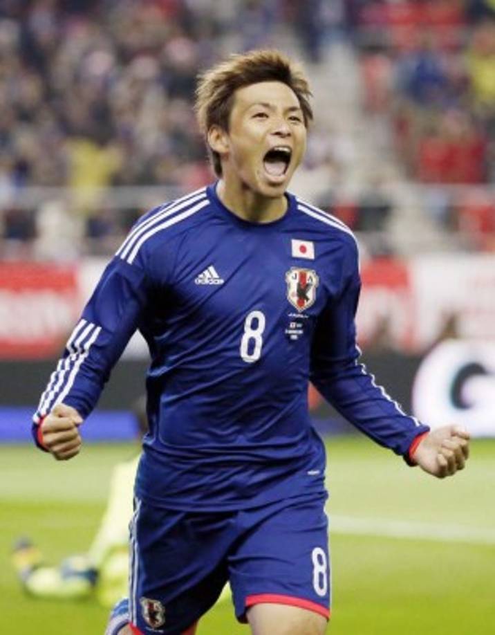 El japonés Takashi Inui pesa 59 kilos y es de los jugadores con menos peso de Rusia 2018.