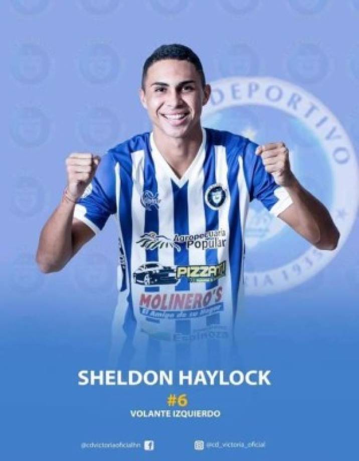 Sheldon Haylock - Juega de volante izquierdo en el Victoria.