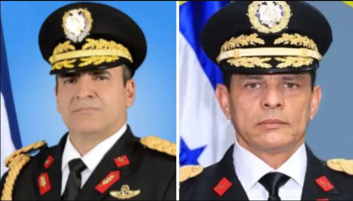 ¿Quién es el general al que acompañaron las hijas de JOH en el traspaso de mando de las FFAA?