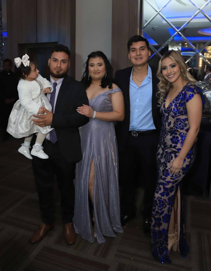 Alaia Hernández, Saúl Hernández, Keryn Ramos, Johan Tejada y Kristell Figueroa