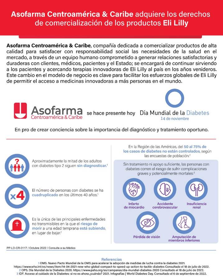 Asofarma se hace presente en el Día Mundial de la Diabetes