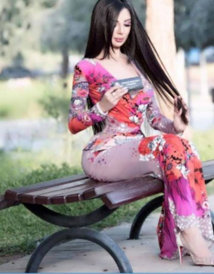 Hasta el momento, los médicos le han retirado cuatro costillas, le han aumentado los senos, se ha hecho una rinoplastia, liposucción, implantes en el mentón, labios, carillas dentales e inyecciones en los glúteos.