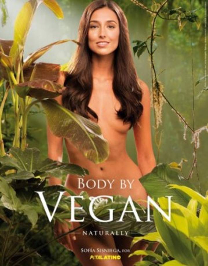 Sofía posó para promover el lema 'Cuerpo de Vegano: Naturalmente', con el cual invita a sus seguidores a cambiar su alimentación.<br/> <br/>