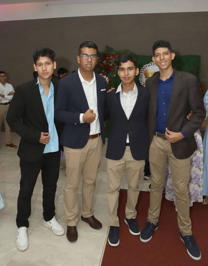 Diego Díaz, Rolando José, Alejandro Guevara y Carlos Carballo