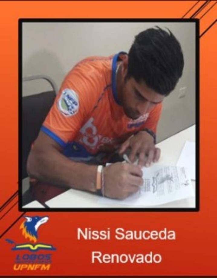 El mediocampista Nissi Sauceda fue otro de los que renovó con la UPFNM.