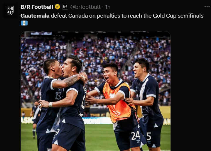 Así reaccionó la prensa a la victoria de Guatemala sobre Canadá en Copa Oro