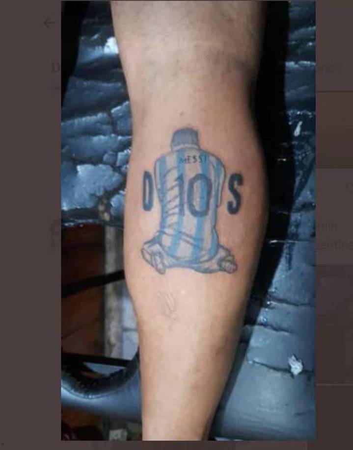 Los tatuajes más chistosos de Messi tras ganar el Mundial