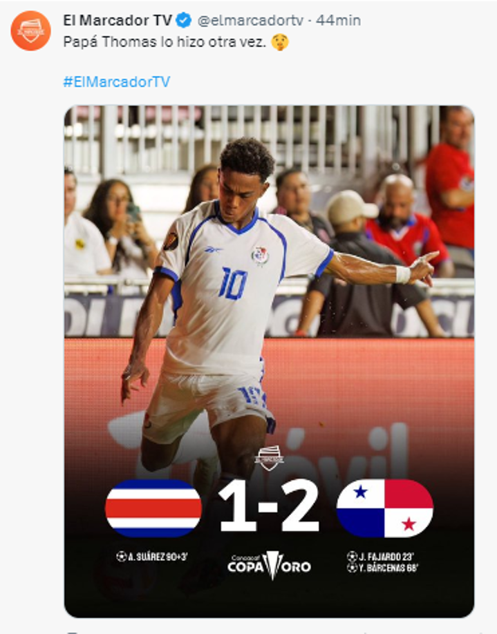 El Marcador TV: “Papá Thomas lo hizo otra vez”.