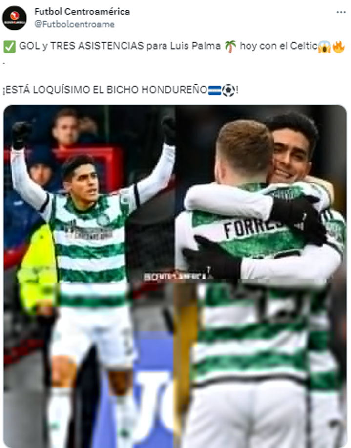 Fútbol Centroamérica sobre Luis Palma: “¡ESTÁ LOQUÍSIMO EL BICHO HONDUREÑO!”.