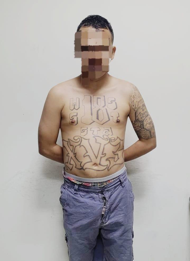 Capturan a El Cazador, presunto miembro de la pandilla 18 en La Lima