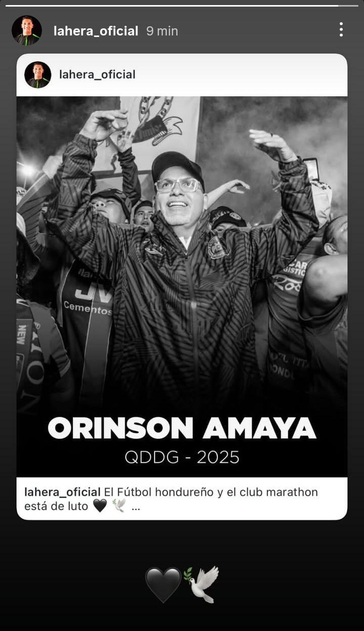 Consternación en Honduras por muerte de Orinson Amaya y hacen petición