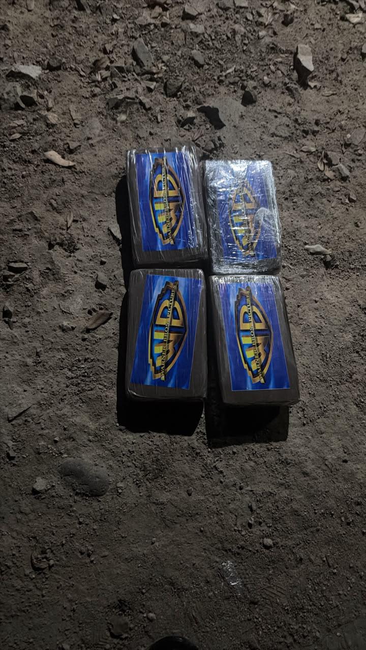 Supuesta cocaína decomisada en operativo contra el narcotráfico en el municipio de El Triunfo, Choluteca.
