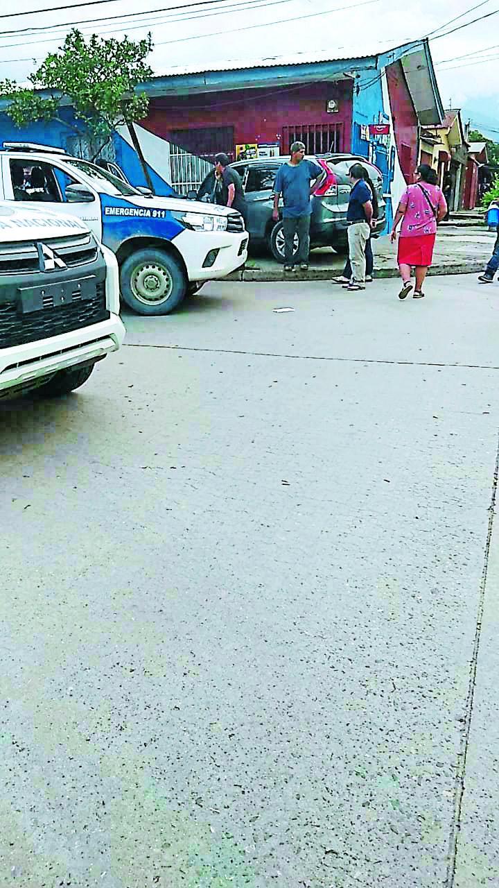 Capturan a pandillero que llevaba vehículo robado en San Pedro Sula