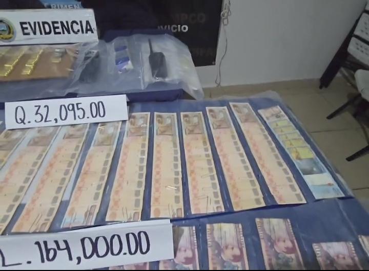 Desmantela red de lavado de activos en Copán; decomisan L300,000