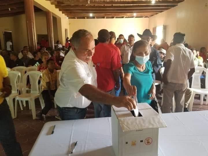 Cabildo abierto desarrollado en el municipio de Jocón, Yoro.