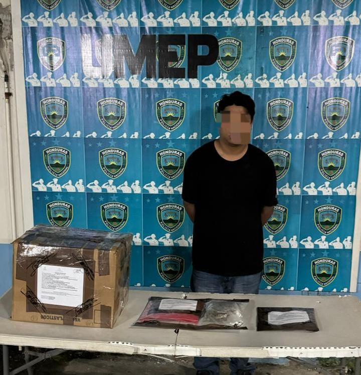 Luis trabajaba como delivery, pero en su mochila también llevaba sustancias prohibidas