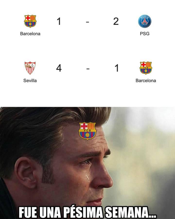 Lewandowski se lleva las burlas: los memes de la derrota del Barcelona ante Sevilla