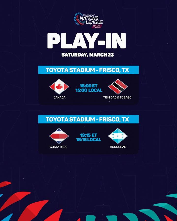Las fechas y horarios de los partidos del repechaje para clasificar a la Copa América 2024.
