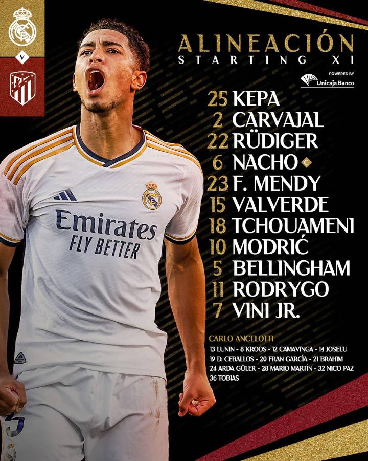 Así vivimos el minuto a minuto del Real Madrid-Atlético en la Supercopa de España