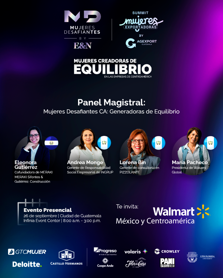 Líderes creadoras de equilibrio en Centroamérica por E&amp;N y AGEXPORT