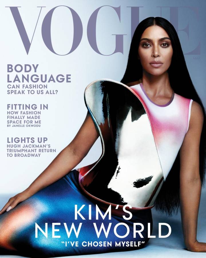 Kim Kardashian dio una entrevista a la revista Vogue.