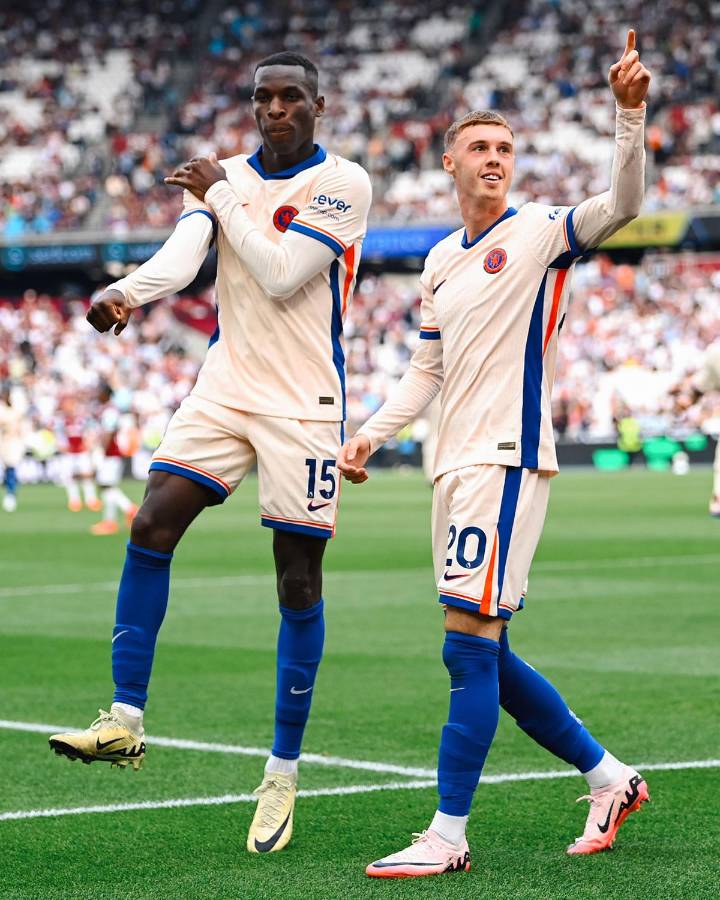 Nicolas Jackson y Cole Palmer marcaron los goles de la victoria del Chelsea.