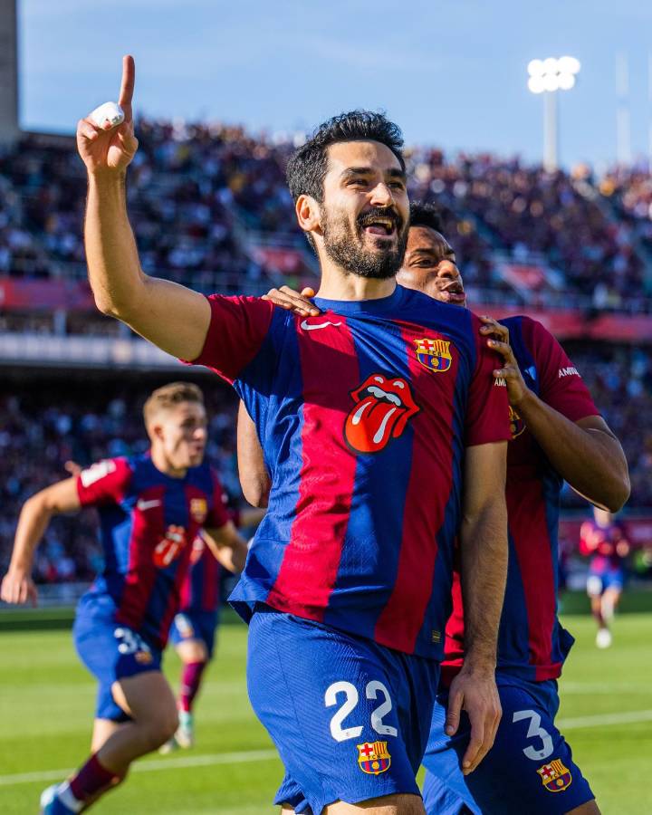 İlkay Gündogan fue el encargado de abrir el marcador en el Clásico para el Barcelona contra el Real Madrid.