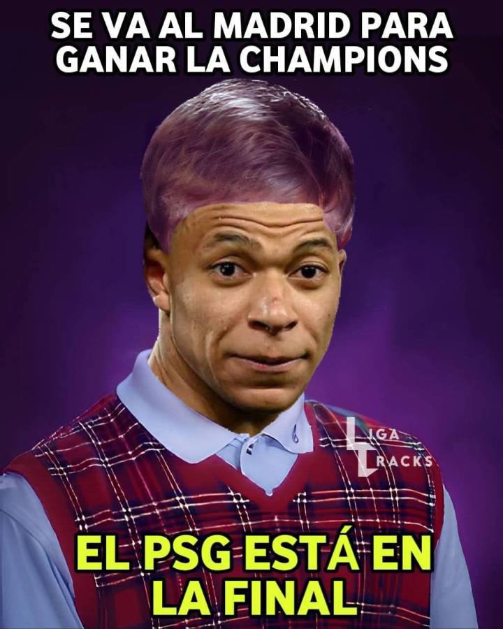 Memes humillan a Mbappé: burlas tras pase del PSG a la gran final de Champions