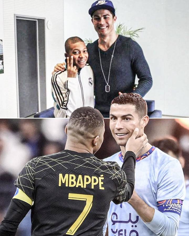Kylian Mbappé es fan de Cristiano Ronaldo desde que era un niño.