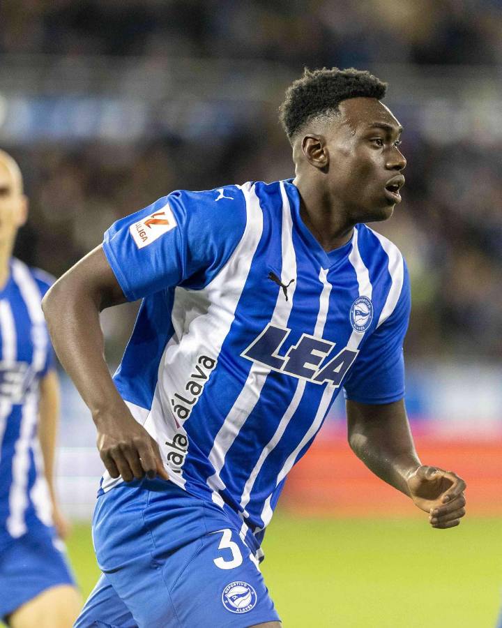 Samu Omorodion despuntó en el Deportivo Alavés la temporada pasada.