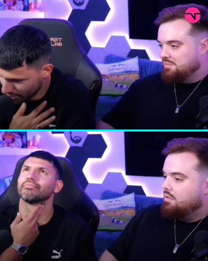 Sergio ‘Kun’ Agüero y el susto que vivió durante la transmisión en Twitch con Ibai Llanos.