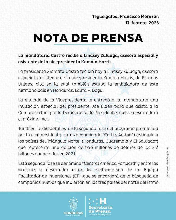 Empresarios piden que inversionistas de Estados Unidos construyan represas