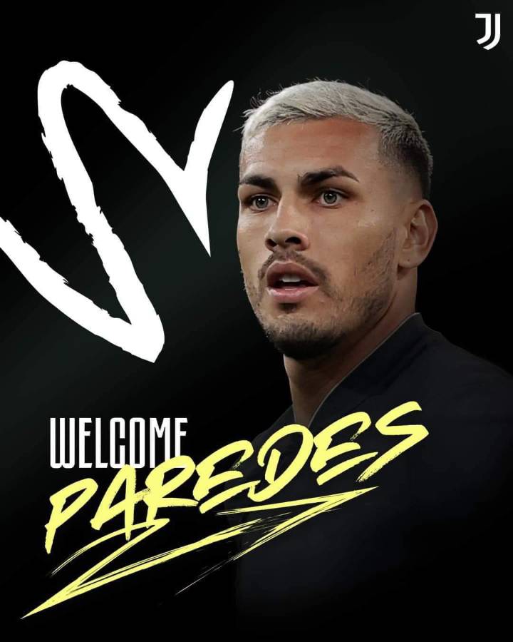 La Juventus anunció la llegada del argentino Leandro Paredes.