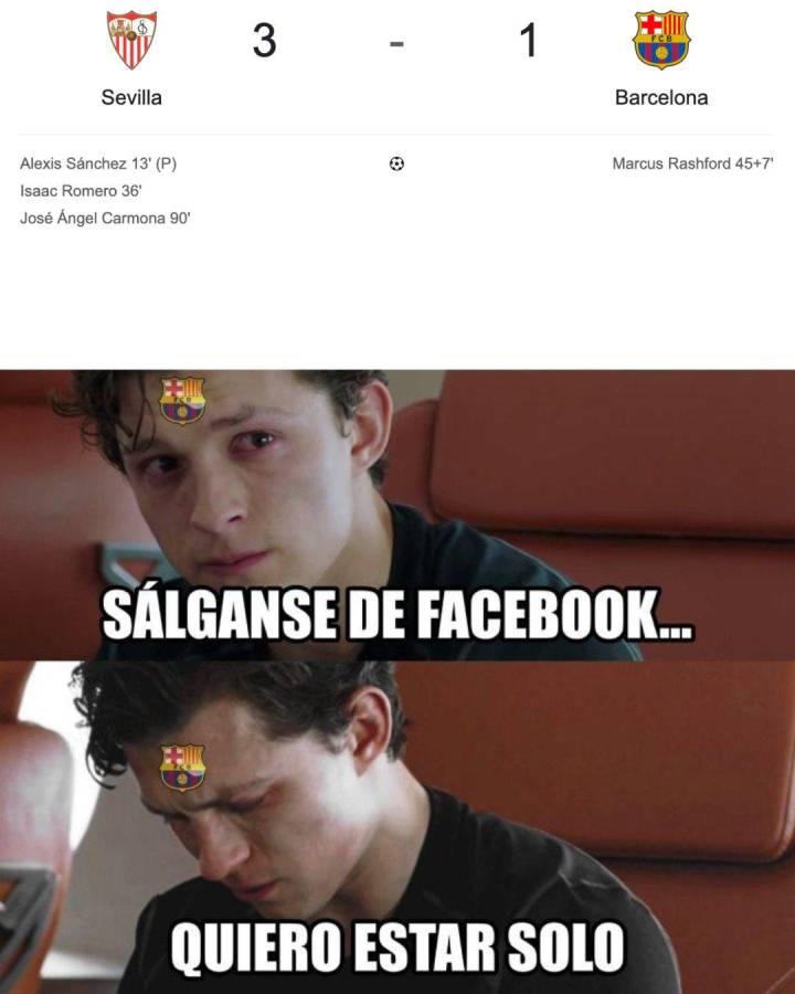 Lewandowski se lleva las burlas: los memes de la derrota del Barcelona ante Sevilla